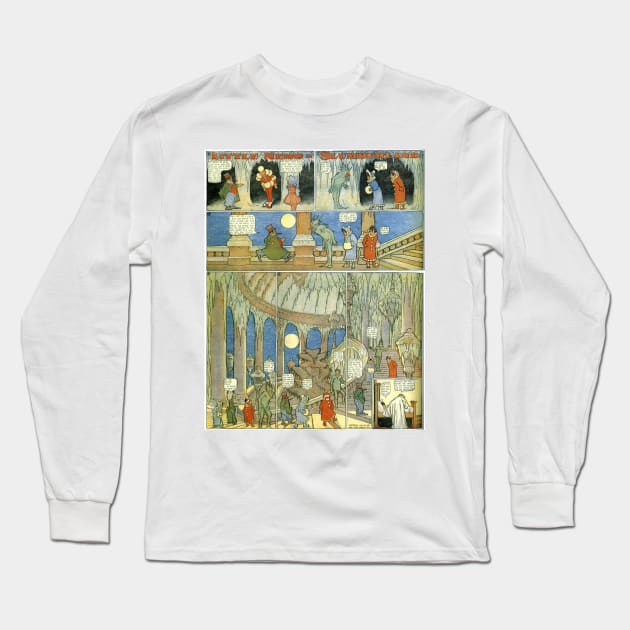 Little Nemo in Slumberland 1-27-1907 Long Sleeve T-Shirt by Mystery Lane